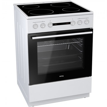 Korting KEC6A40WPG Κουζίνα 71lt με Κεραμικές Εστίες Π60εκ. Λευκή 034065301 Korting KEC6A40WPG Κουζίνα 71lt με Κεραμικές Εστίες Π60εκ. Λευκή 034065301